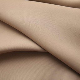 vidaXL Gordijn verduisterend met haken 290x245 cm taupe