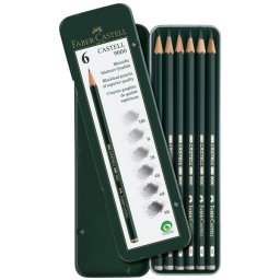 Faber Castell FC-119063 Potlood 9000 Bliketui A 6 Stuks