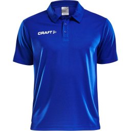 Craft Progress Polo Pique Heren Sportpolo - Maat S - Mannen - blauw/wit
