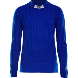 Craft Progress Baselayer Crewneck Longsleeve Sportshirt - Maat 146 - Unisex - donker blauw Maat 146/