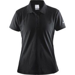 Craft Pique Classic t-shirt Dames Polo zwart Maat XL Maat 42