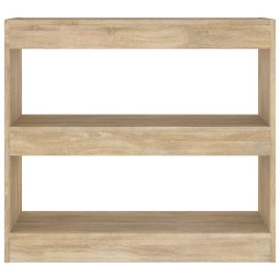 vidaXL Boekenkast / kamerscherm 80x30x72 cm sonoma eikenkleurig