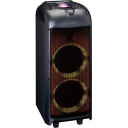 Lenco Party-luidspreker PA-260 - PA-installatie met complete led-Frontbelichting (1 stuk)
