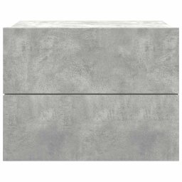 vidaXL Nachtkastje 40x30x30 cm bewerkt hout betongrijs