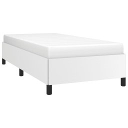 vidaXL Bedframe zonder matras 90x190 cm kunstleer wit
