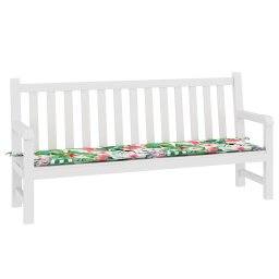 vidaXL Tuinbankkussen 200x50x3 cm stof meerkleurig