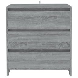 vidaXL Dressoir 70x41x75 cm bewerkt hout grijs sonoma eikenkleurig