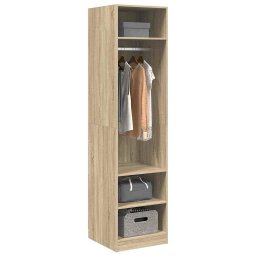 vidaXL Kledingkast 50x50x200 cm bewerkt hout sonoma eikenkleurig