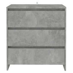 vidaXL Dressoir 70x41x75 cm bewerkt hout betongrijs