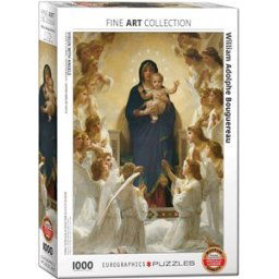 Bourguereau - Virgin with Angels Puzzel (1000 stukjes)