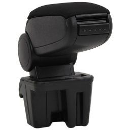 vidaXL Armsteun 15x31x(28-44) cm ABS zwart