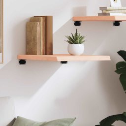 vidaXL Wandschap 40x60x(2-4) cm onbehandeld massief eikenhout