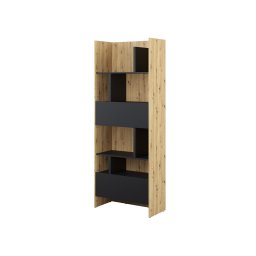 Bureaukast CONCEPTION PRO 1 deur 1 lade zwart/artisan eik