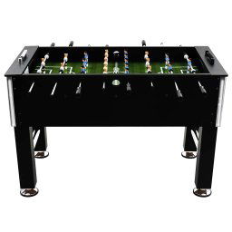 vidaXL Voetbaltafel 60 kg 140x74,5x87,5 cm staal zwart