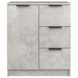 vidaXL Dressoir 60x30x70 cm bewerkt hout betongrijs