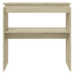 vidaXL Wandtafel 80x30x80 cm bewerkt hout sonoma eikenkleurig