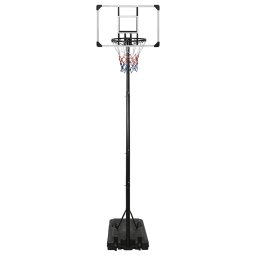vidaXL Basketbalstandaard 280-350 cm polycarbonaat transparant