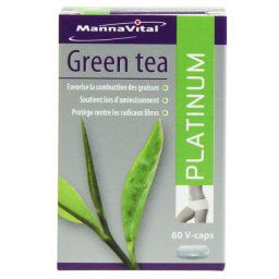Mannavital Green Tea Platinum Capsules 60st
