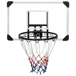 vidaXL Basketbalbord 71x45x2,5 cm polycarbonaat transparant