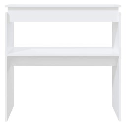vidaXL Wandtafel 80x30x80 cm bewerkt hout wit