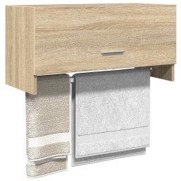 vidaXL Kledingkast 70x32,5x35 cm bewerkt hout sonoma eikenkleurig