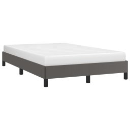 vidaXL Bedframe kunstleer grijs 120x200 cm