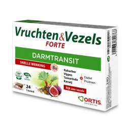 Ortis Vruchten & Vezels Forte Darmtransit Blokjes