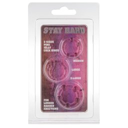 Stay Hard Cock Rings Pink