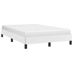vidaXL Bedframe kunstleer wit 120x200 cm