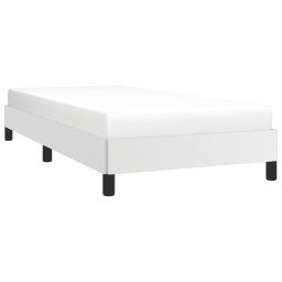 vidaXL Bedframe kunstleer wit 80x200 cm