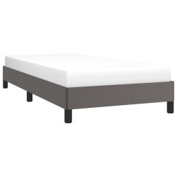 vidaXL Bedframe kunstleer grijs 80x200 cm