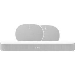Sonos Beam Gen2 Wit + 2x Era 300 Wit
