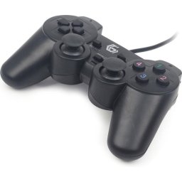 GMB Gaming Dual Vibration USB GamePad zwart - 1,8 meter