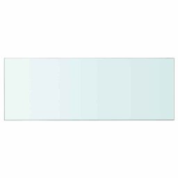 vidaXL Wandschap transparant 80x30 cm glas