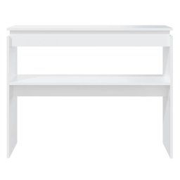 vidaXL Wandtafel 102x30x80 cm bewerkt hout wit