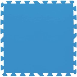 Bestway Zwembadbodembeschermers 8 st blauw 58220