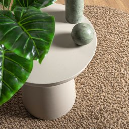 vidaXL Vloerkleed ZIZUR binnen en buiten 90 cm jute look