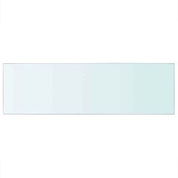 vidaXL Wandschap transparant 80x25 cm glas