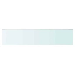 vidaXL Wandschap transparant 60x12 cm glas