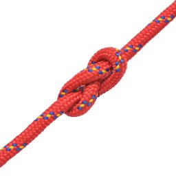 vidaXL Boot touw 6 mm 500 m polypropyleen rood