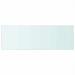 vidaXL Wandschap transparant 70x25 cm glas