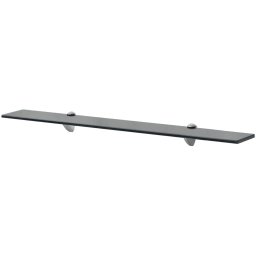 vidaXL Schappen zwevend 2 st 80x10 cm 8 mm glas