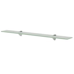 vidaXL Schappen zwevend 2 st 80x10 cm 8 mm glas
