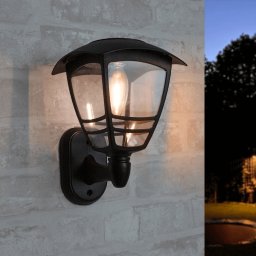 Solar wandlamp prickle met warm wit licht set van 2
