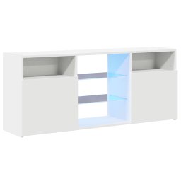vidaXL Tv-meubel met LED-verlichting 120x30x50 cm wit