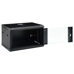 vidaXL Netwerkkast voor aan de muur 6U 19" IP20 600x450x350 mm