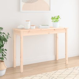 vidaXL Wandtafel 110x40x75 cm massief grenenhout
