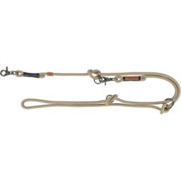 TRIXIE BE NORDIC HONDENRIEM VERSTELBAAR ZAND / ZWART 200X1,3 CM