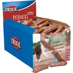 TRIXIE PREMIO PICKNICKS WORSTKETTING BUFFELVLEES 8 CM 8 GR 200 ST