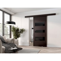 Schuifdeur CORWEL 96 cm wengue